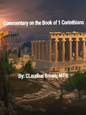 cover image of Commentary on the Book of 1 Corinthians